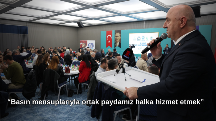 BELEDİYELER BİRLİĞİ BÖLGE BASININI 10 OCAK GAZETECİLER GÜNÜNDE AĞIRLADI
